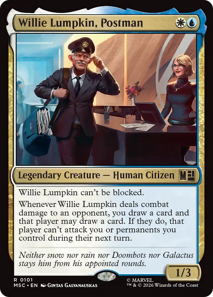 Willie Lumpkin, Postman [Marvel Super Heroes Commander] | Card Citadel