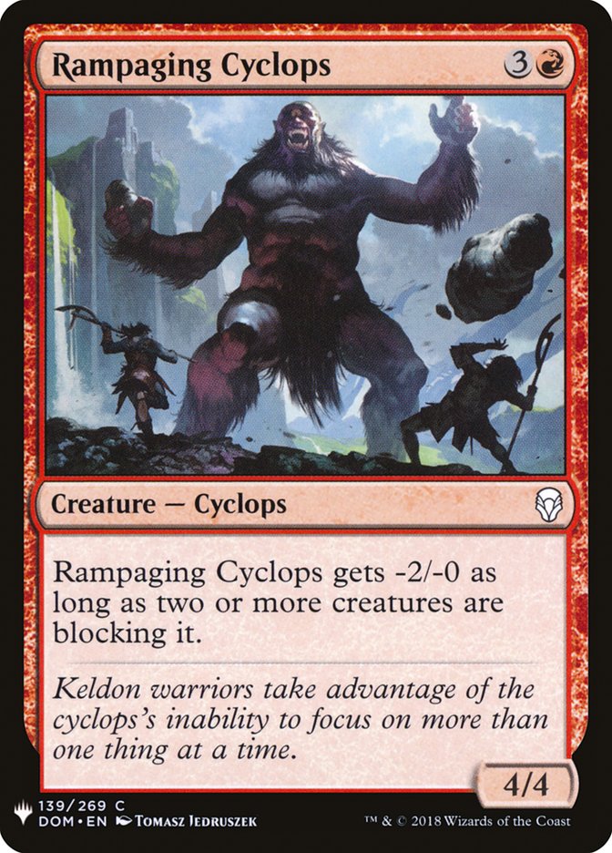 Rampaging Cyclops [Mystery Booster] | Card Citadel