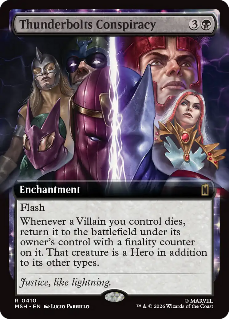 Thunderbolts Conspiracy (Extended Art) [Marvel Super Heroes] | Card Citadel