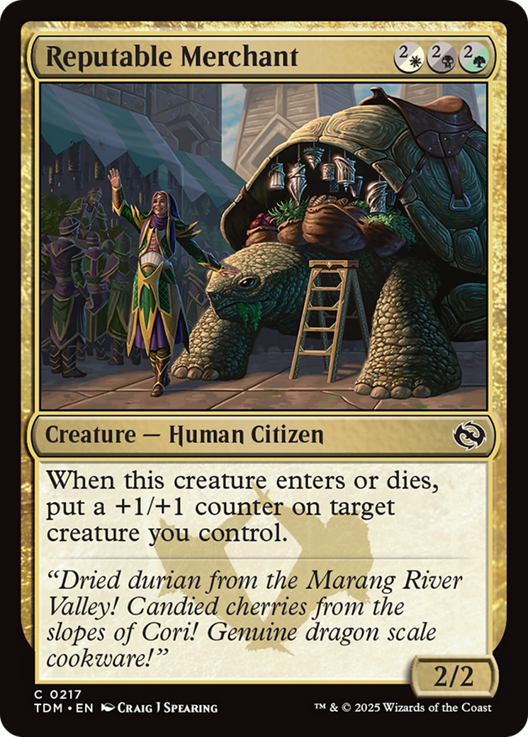 Reputable Merchant [Tarkir: Dragonstorm] | Card Citadel