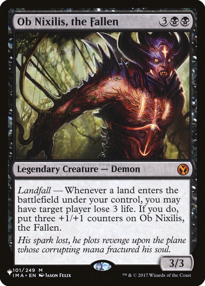 Ob Nixilis, the Fallen [The List] | Card Citadel