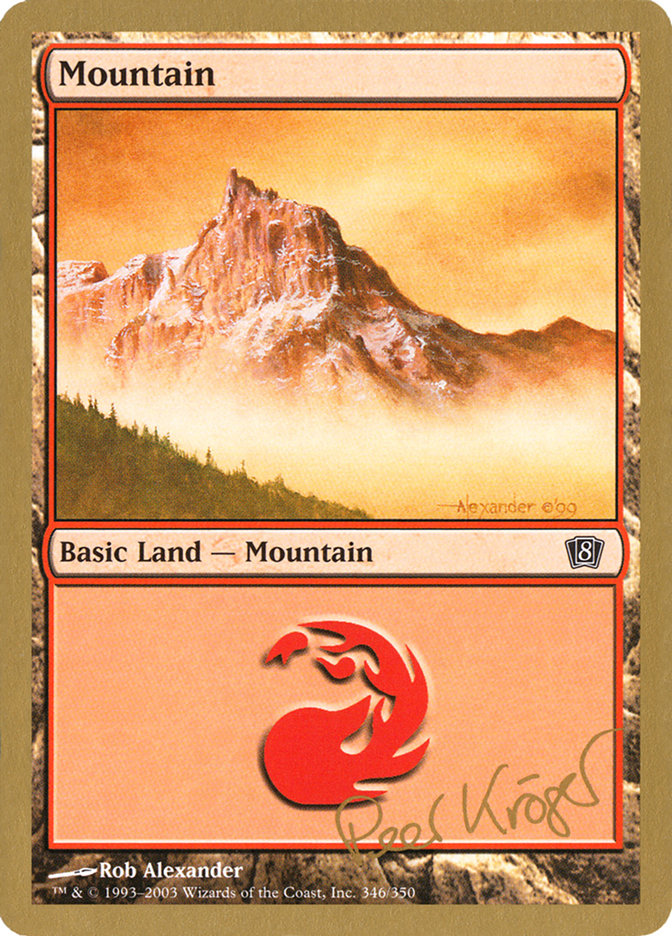 Mountain (pk346) (Peer Kroger) [World Championship Decks 2003] | Card Citadel