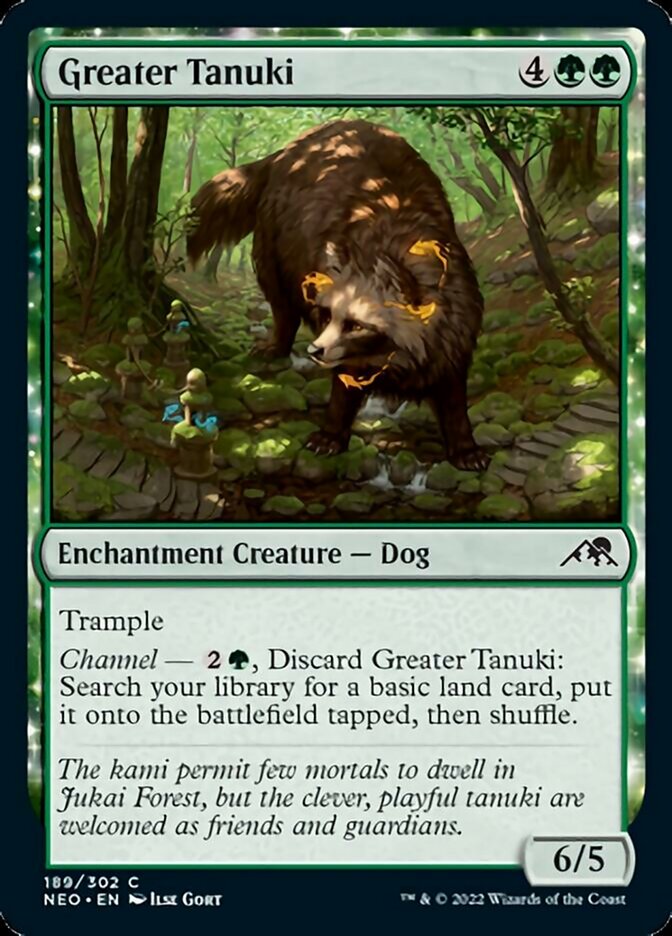 Greater Tanuki [Kamigawa: Neon Dynasty] | Card Citadel