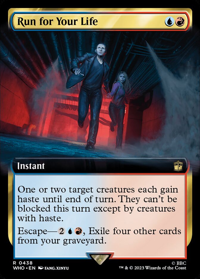 Run for Your Life (Extended Art) [Doctor Who] | Card Citadel