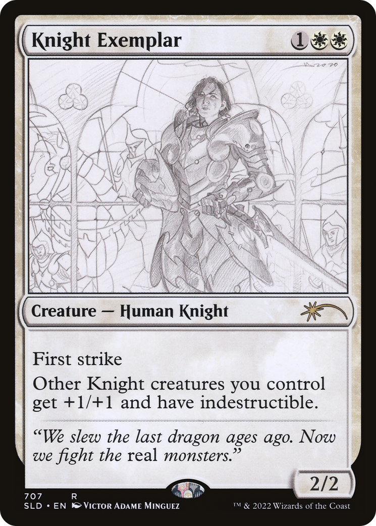 Knight Exemplar (707) [Secret Lair Drop Series] | Card Citadel