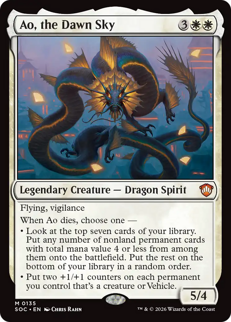 Ao, the Dawn Sky [Secrets of Strixhaven Commander] | Card Citadel