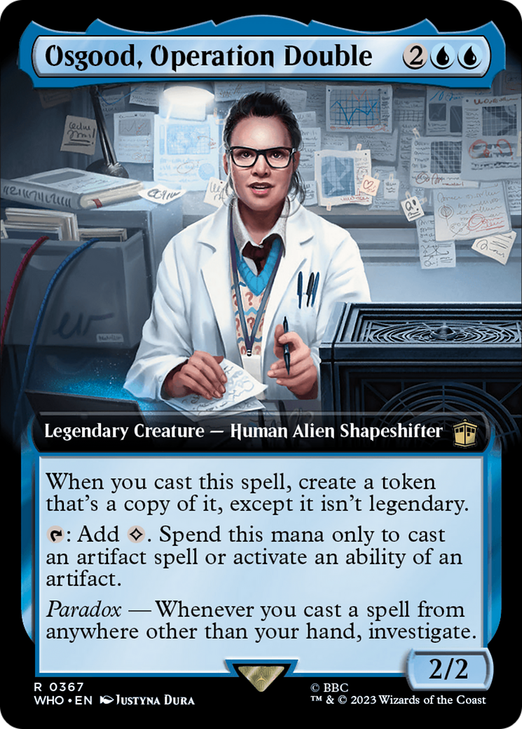 Osgood, Operation Double (Extended Art) [Doctor Who] | Card Citadel