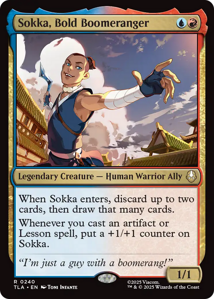 Sokka, Bold Boomeranger [Avatar: The Last Airbender] | Card Citadel