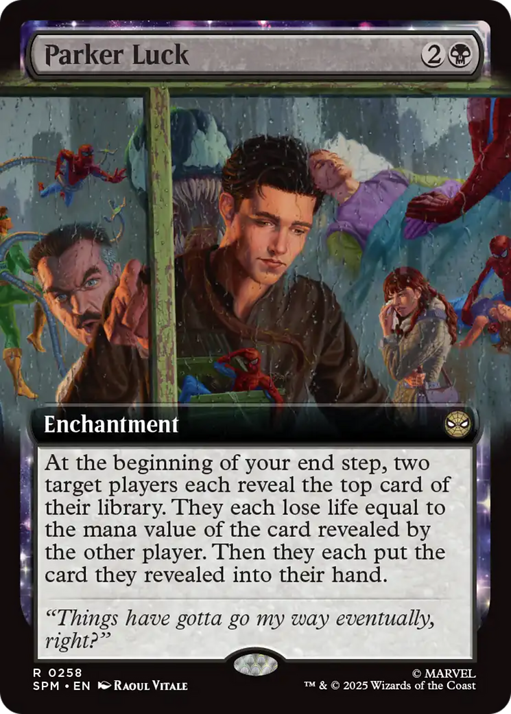Parker Luck (Extended Art) [Marvel's Spider-Man] | Card Citadel