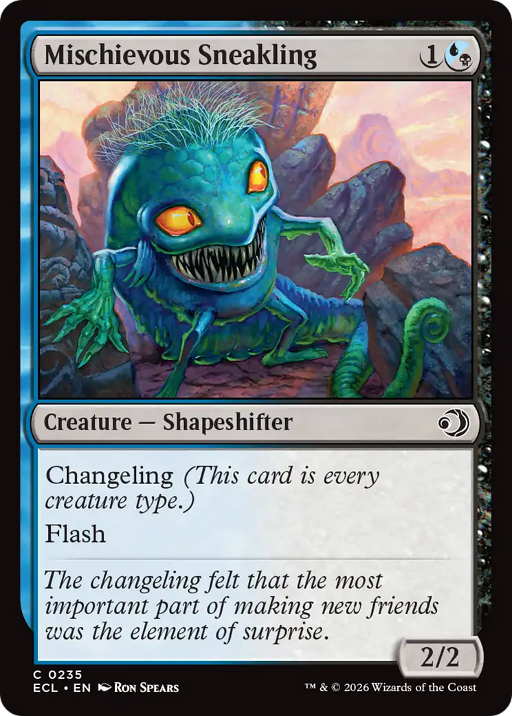 Mischievous Sneakling [Lorwyn Eclipsed] | Card Citadel