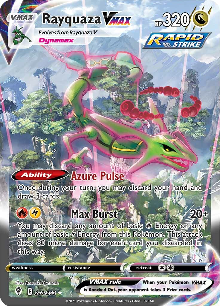 Rayquaza VMAX (218/203) [Sword & Shield: Evolving Skies] | Card Citadel