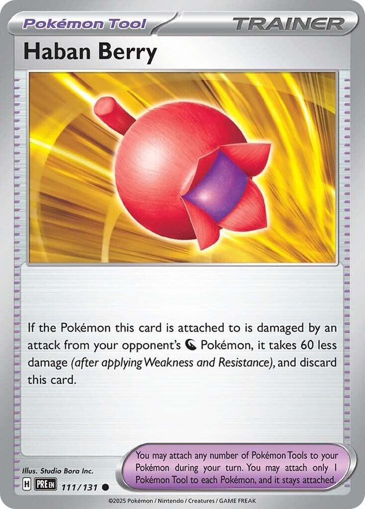 Haban Berry (111/131) [Scarlet & Violet: Prismatic Evolutions] | Card Citadel