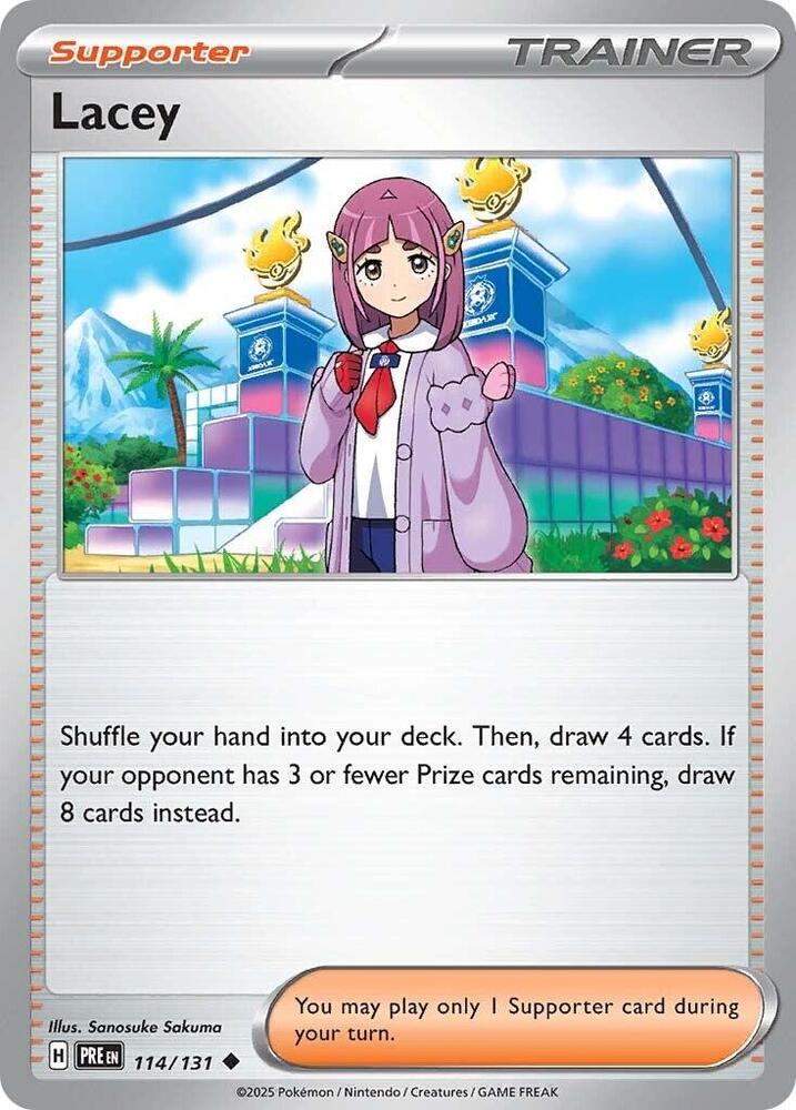 Lacey (114/131) [Scarlet & Violet: Prismatic Evolutions] | Card Citadel