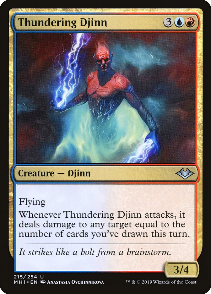 Thundering Djinn [Modern Horizons] | Card Citadel