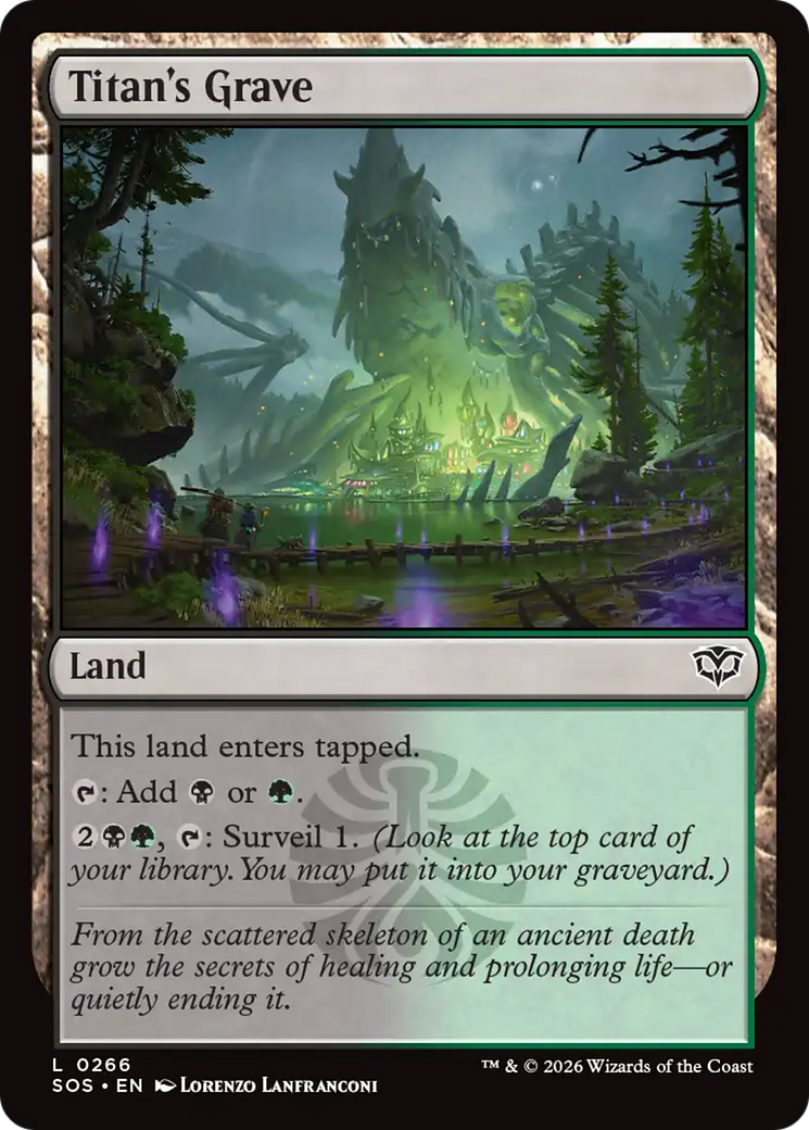Titan's Grave [Secrets of Strixhaven] | Card Citadel