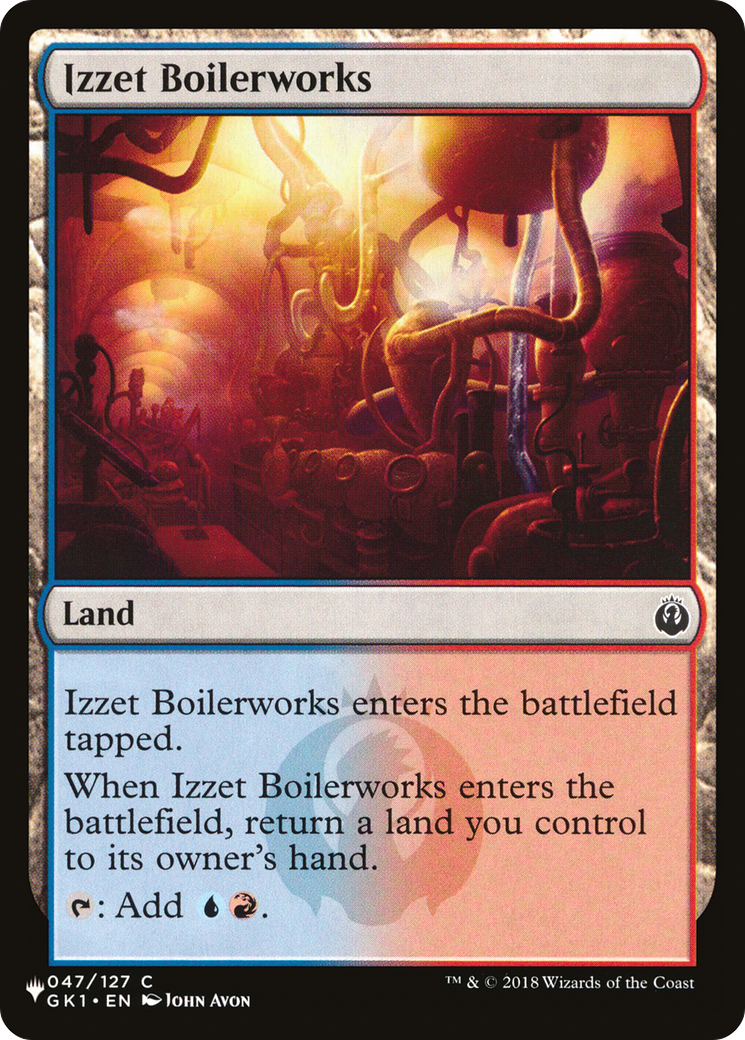 Izzet Boilerworks (GK1) [The List] | Card Citadel