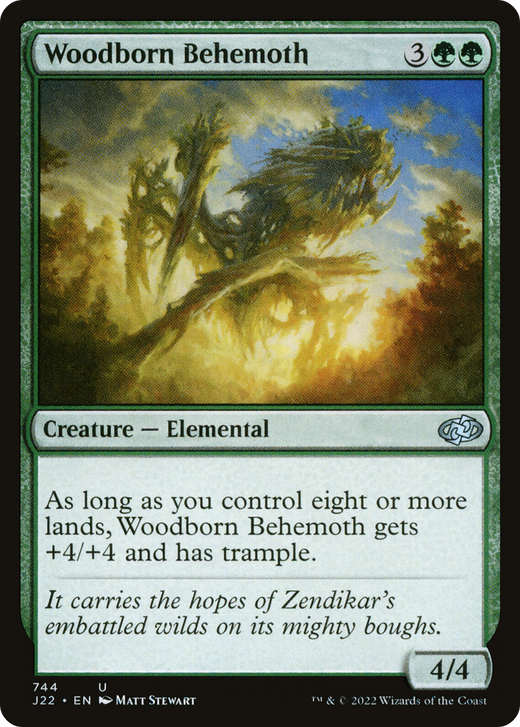 Woodborn Behemoth [Jumpstart 2022] | Card Citadel
