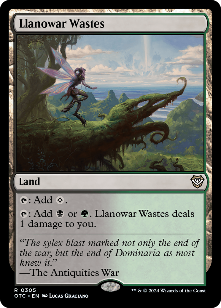 Llanowar Wastes [Outlaws of Thunder Junction Commander] | Card Citadel