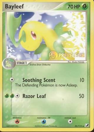 Bayleef (35/115) (Prerelease Promo) [Nintendo: Black Star Promos] | Card Citadel