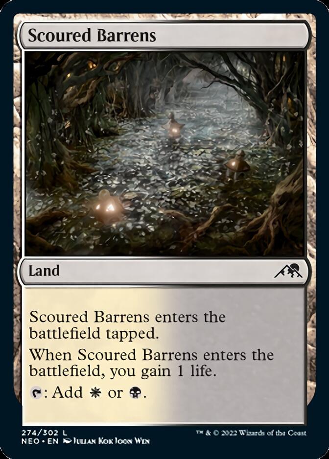 Scoured Barrens [Kamigawa: Neon Dynasty] | Card Citadel