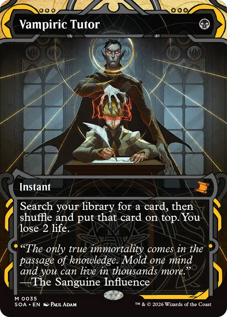 Vampiric Tutor [Secrets of Strixhaven: Mystical Archive] | Card Citadel