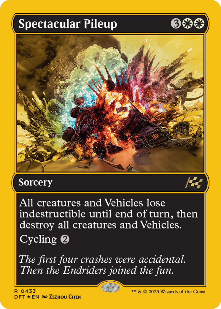 Spectacular Pileup (First-Place Foil) [Aetherdrift] | Card Citadel