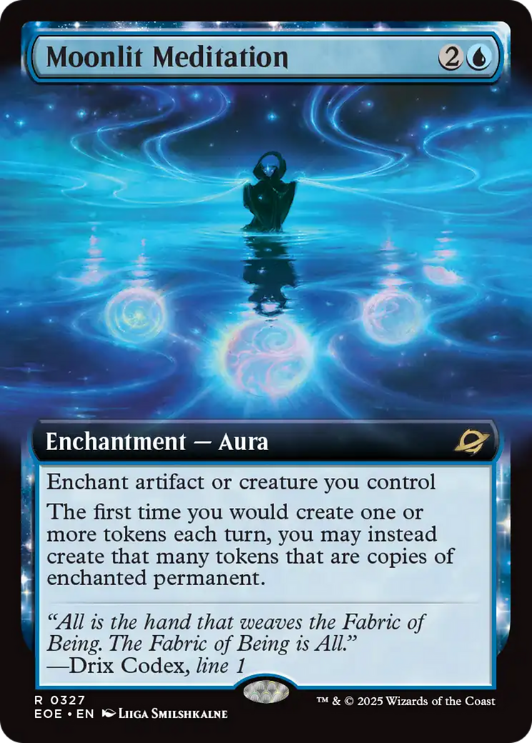 Moonlit Meditation (Extended Art) [Edge of Eternities] | Card Citadel