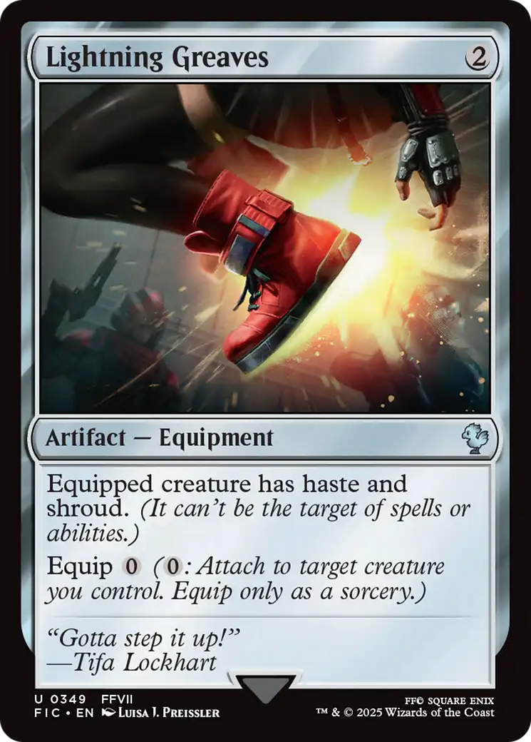 Lightning Greaves [FINAL FANTASY Commander] | Card Citadel