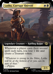 Lotho, Corrupt Shirriff (Extended Art) (Surge Foil) [The Lord of the Rings: Tales of Middle-Earth] | Card Citadel