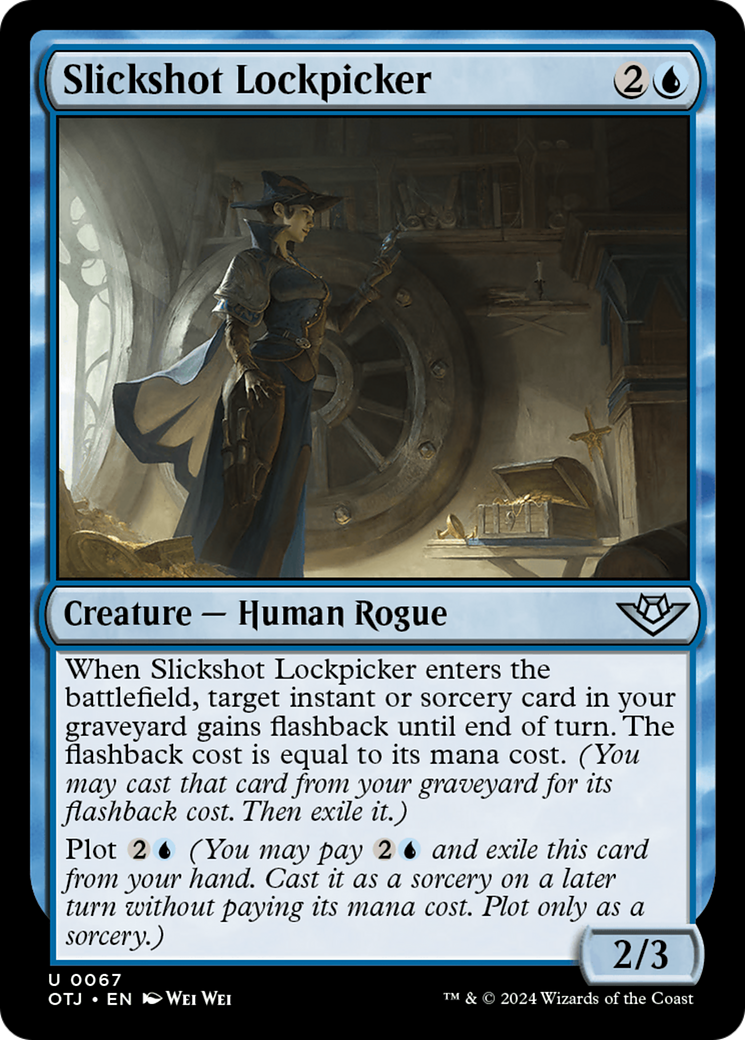 Slickshot Lockpicker [Outlaws of Thunder Junction] | Card Citadel