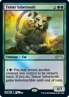 Temur Sabertooth [Year of the Tiger 2022] | Card Citadel