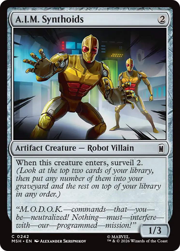 A.I.M. Synthoids [Marvel Super Heroes] | Card Citadel