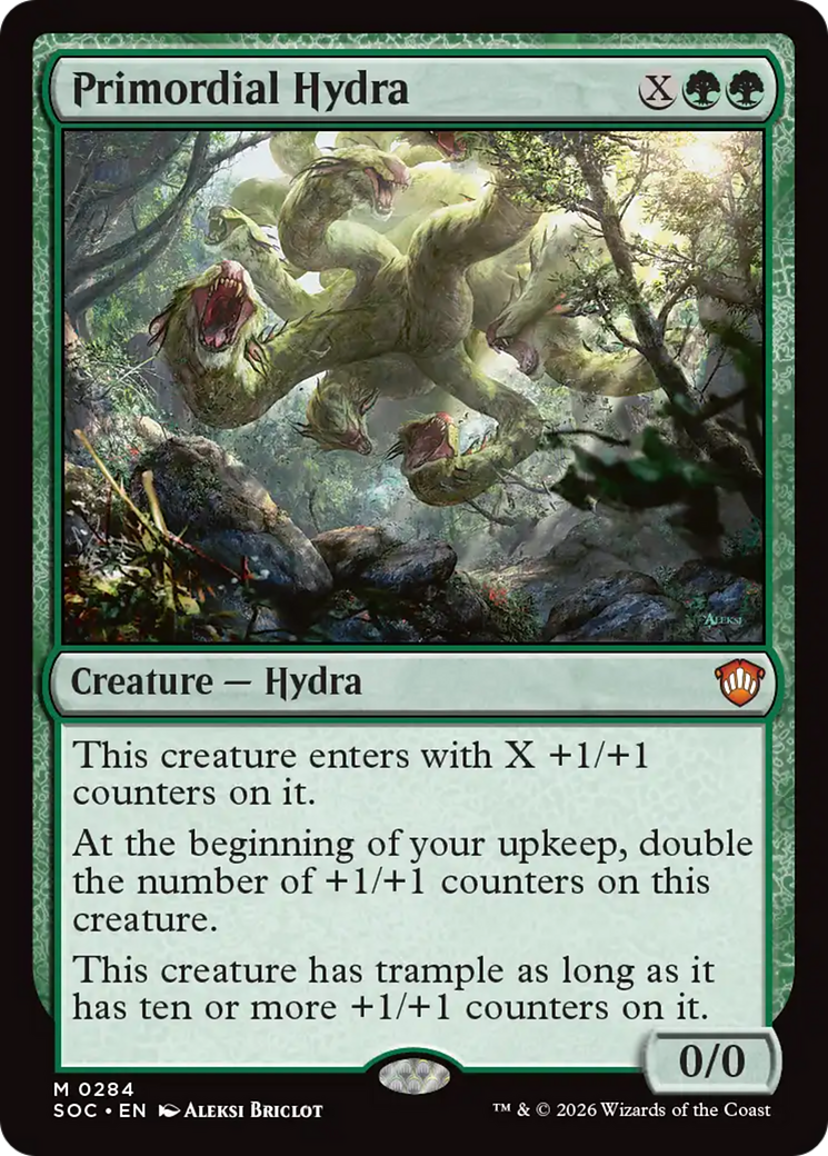 Primordial Hydra [Secrets of Strixhaven Commander] | Card Citadel