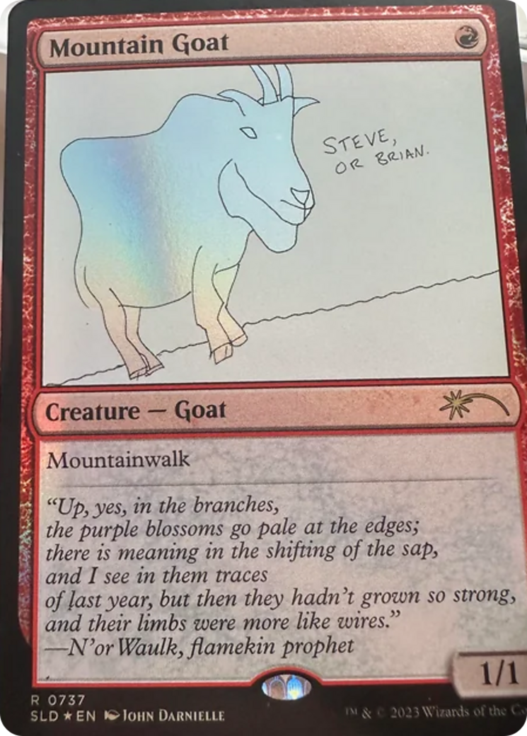 Mountain Goat [Secret Lair Drop Series] | Card Citadel