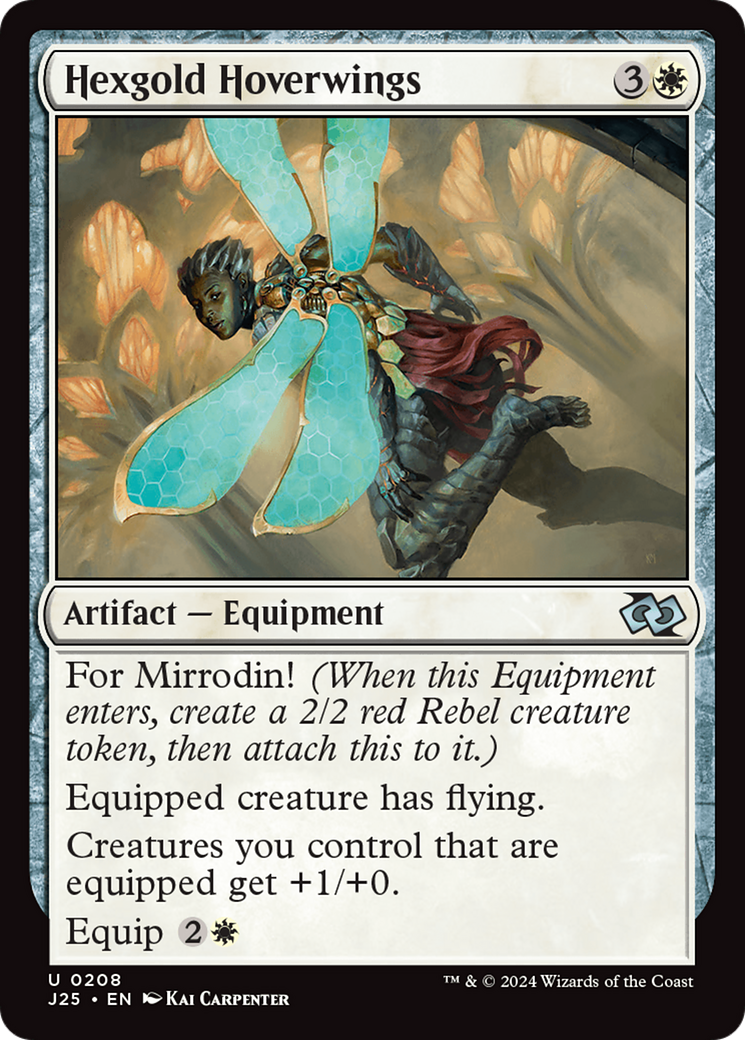 Hexgold Hoverwings [Foundations Jumpstart] | Card Citadel