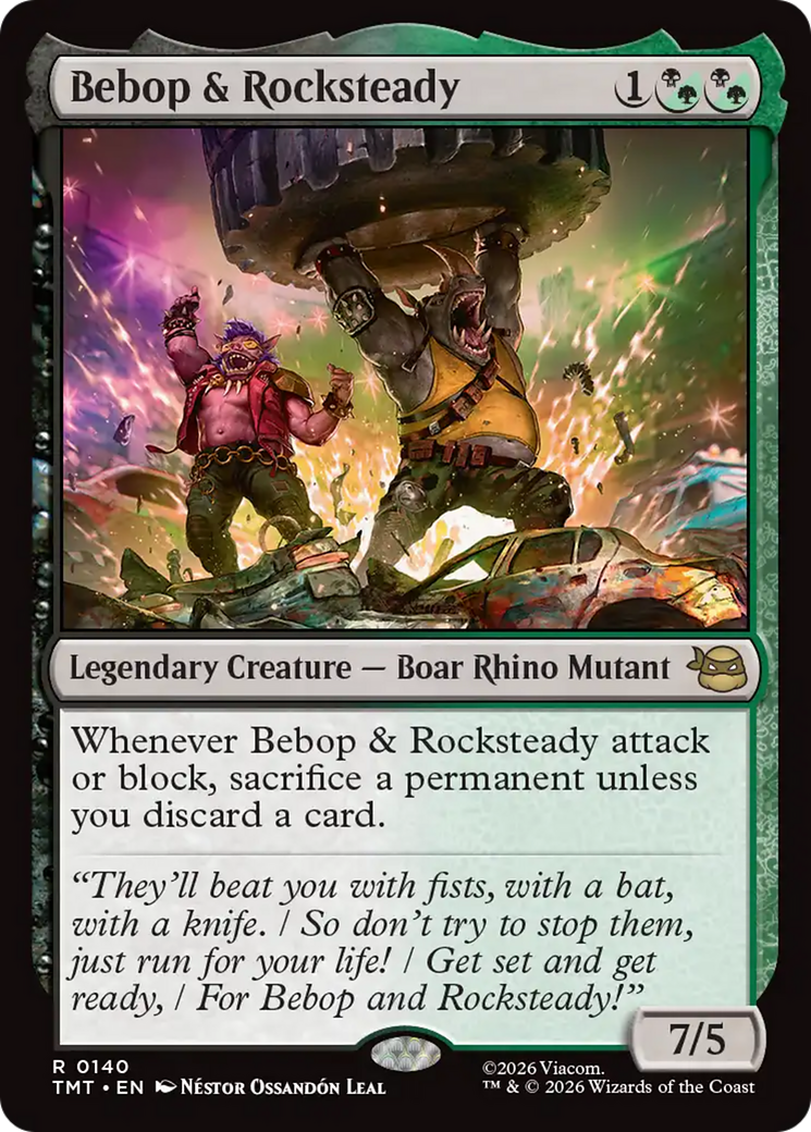 Bebop & Rocksteady [Teenage Mutant Ninja Turtles] | Card Citadel