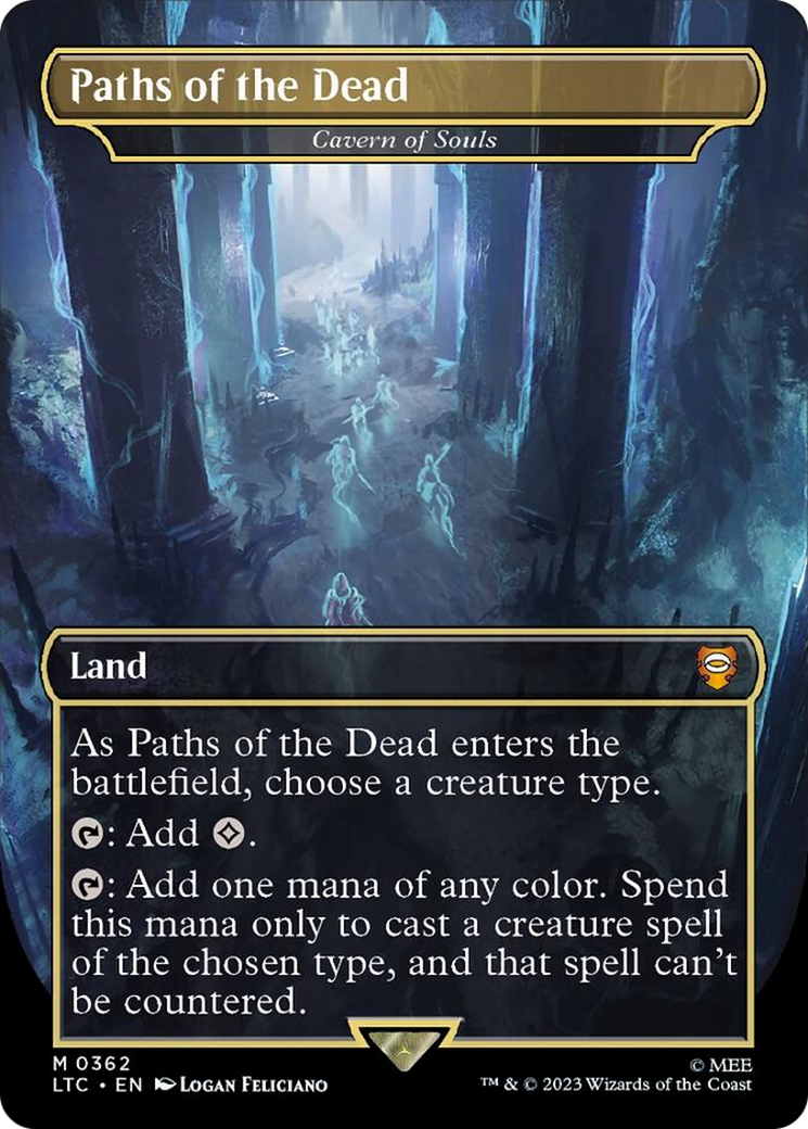Paths of the Dead - Cavern of Souls (Surge Foil Realms and Relics) [The Lord of the Rings: Tales of Middle-Earth Commander] | Card Citadel