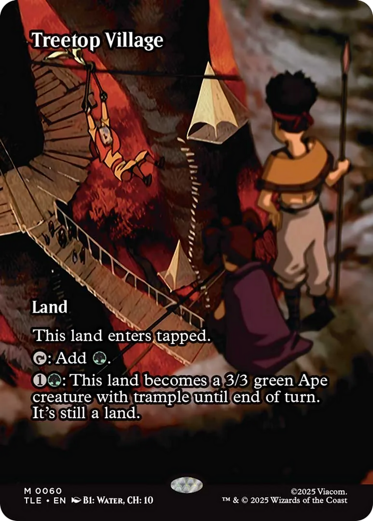 Treetop Village (Borderless) [Avatar: The Last Airbender: Eternal-Legal] | Card Citadel