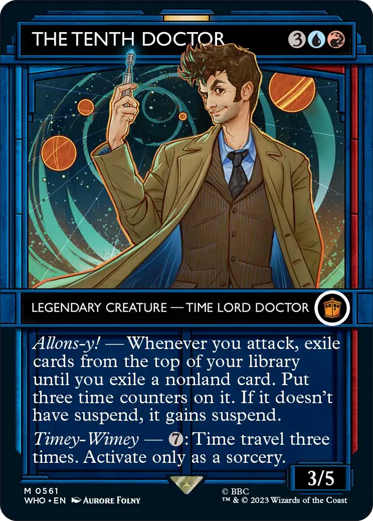 The Tenth Doctor (Showcase) [Doctor Who] | Card Citadel