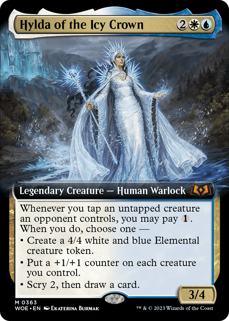 Hylda of the Icy Crown (Extended Art) [Wilds of Eldraine] | Card Citadel