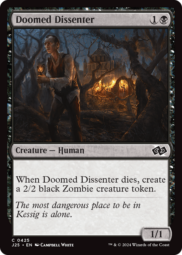 Doomed Dissenter [Foundations Jumpstart] | Card Citadel