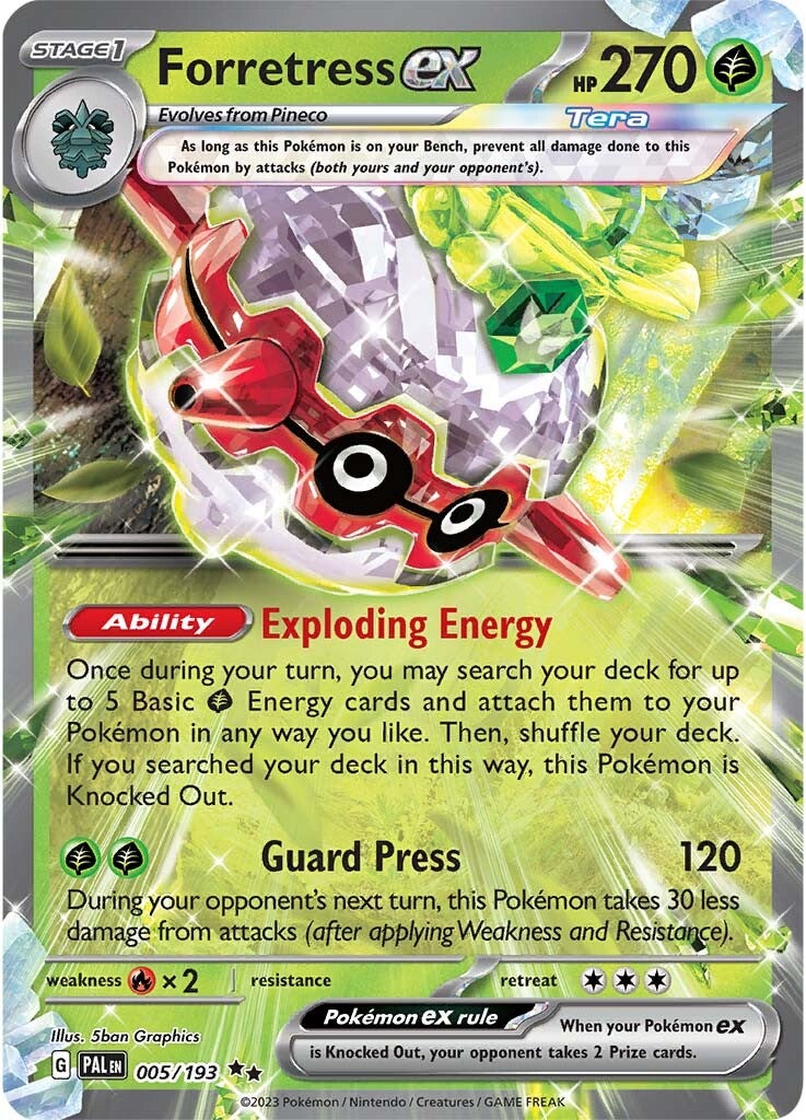 Forretress ex (005/193) [Scarlet & Violet: Paldea Evolved] | Card Citadel