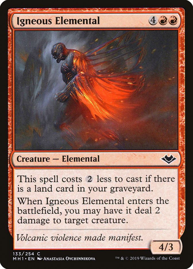 Igneous Elemental [Modern Horizons] | Card Citadel