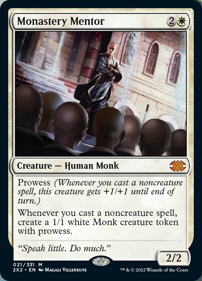 Monastery Mentor [Double Masters 2022] | Card Citadel