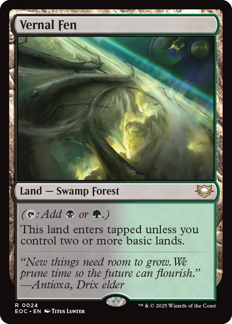 Vernal Fen [Edge of Eternities Commander] | Card Citadel