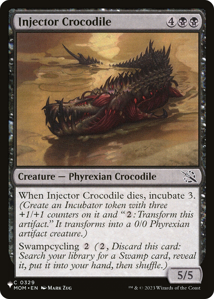 Injector Crocodile [The List] | Card Citadel