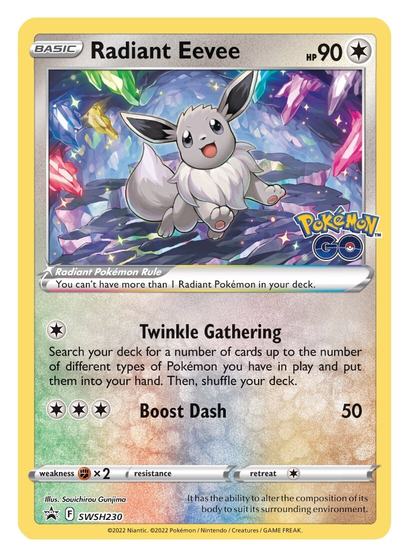 Radiant Eevee (SWSH230) [Sword & Shield: Black Star Promos] | Card Citadel