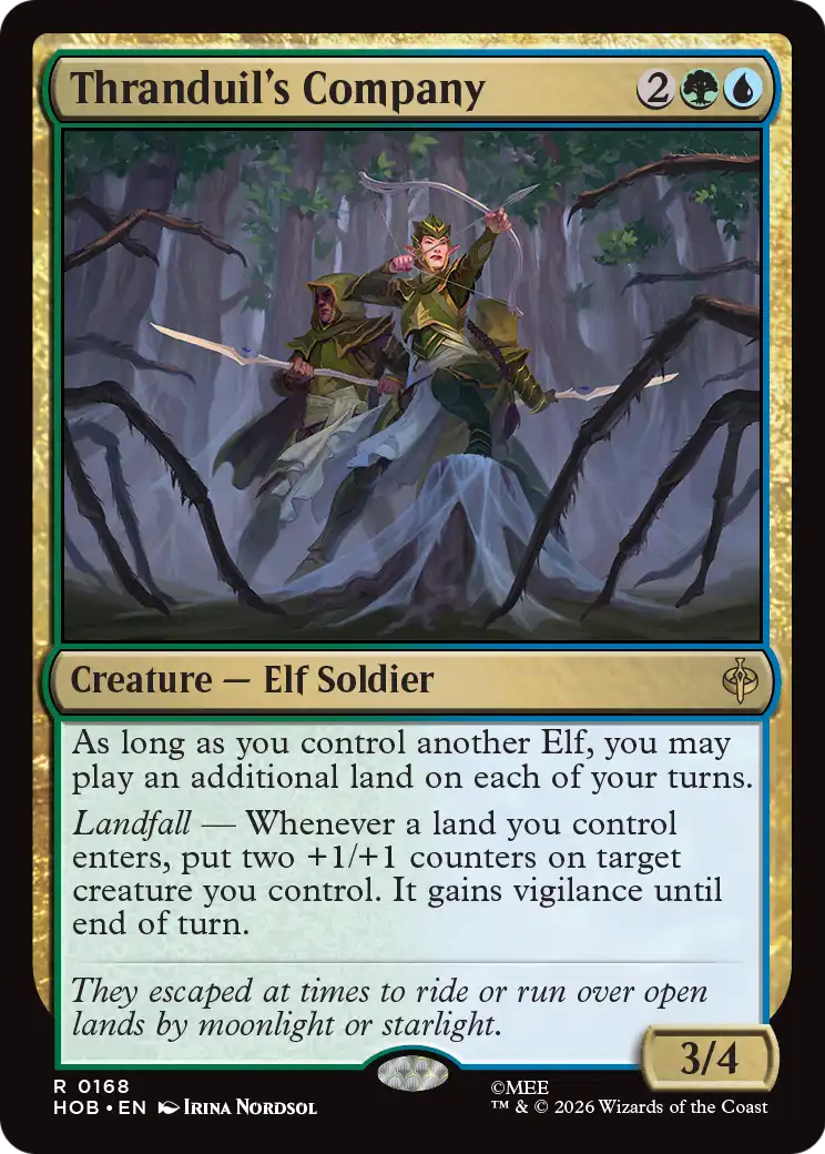 Thranduil's Company [The Hobbit] | Card Citadel