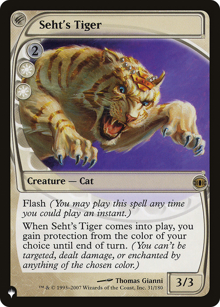 Seht's Tiger [The List] | Card Citadel