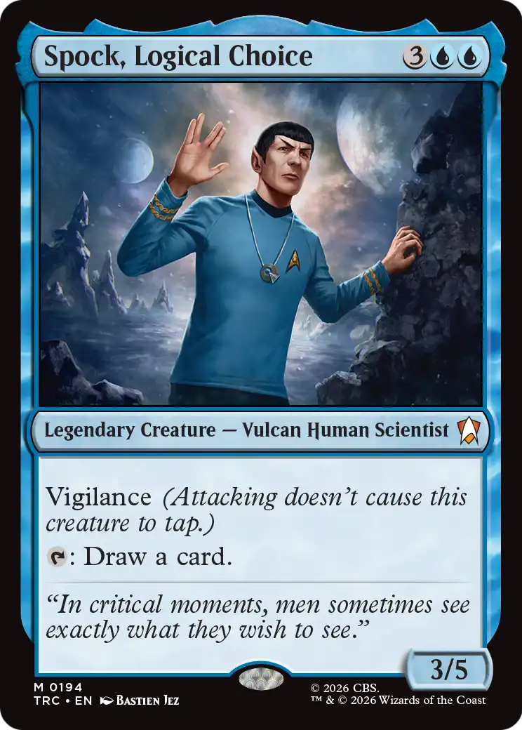 Spock, Logical Choice [Star Trek Commander] | Card Citadel